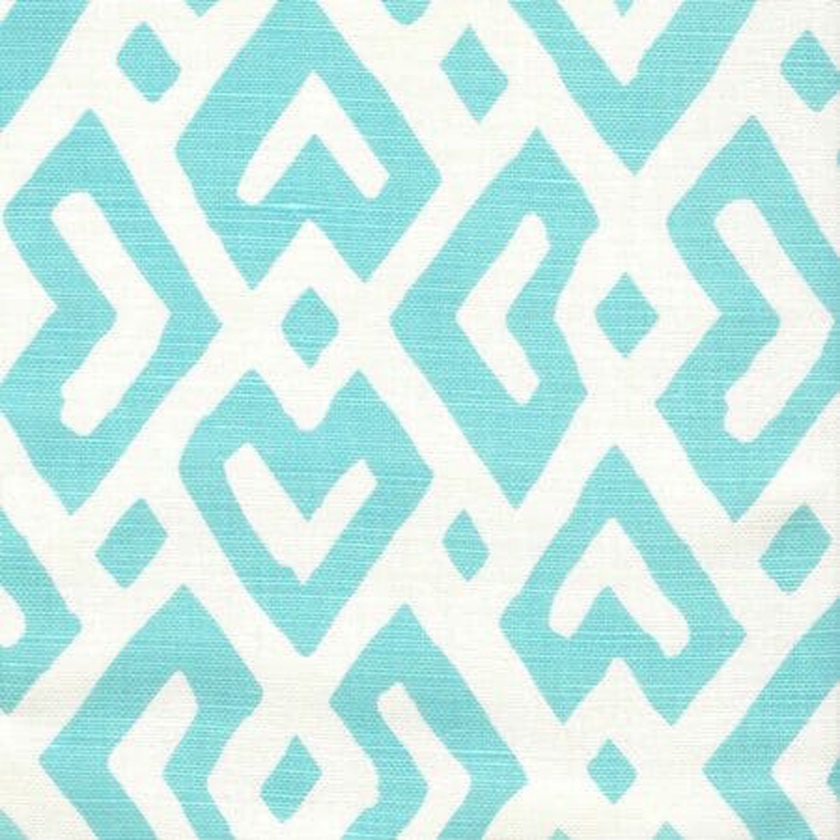 AC115-05 JUAN LES PINS Turquoise on Tint Quadrille Fabric