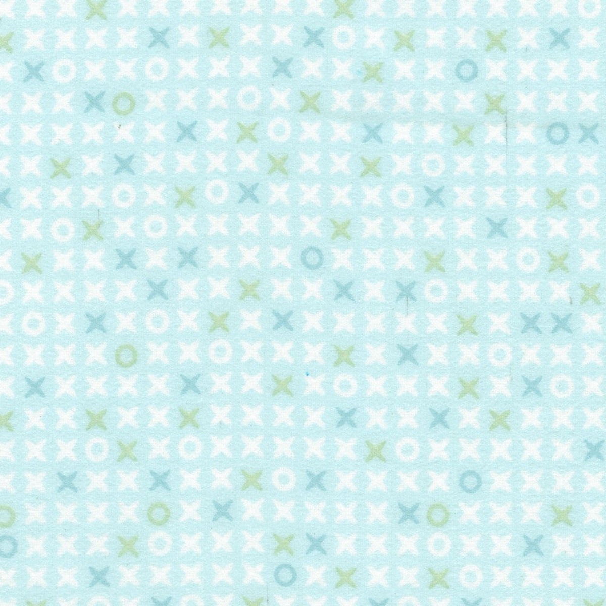 Cozy Cotton Flannel, XOXO, Sky