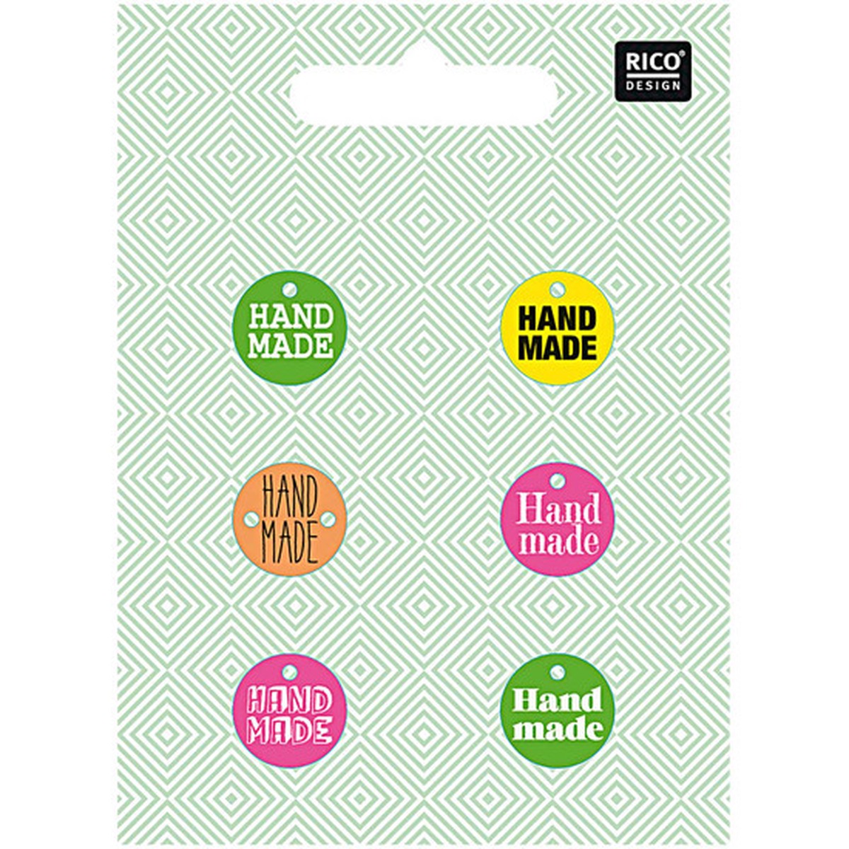 Button Pack (6pcs) - Neon Hand Made