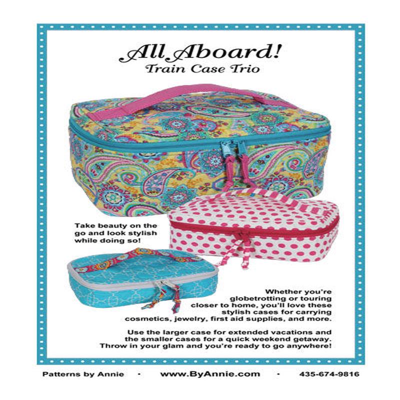 ByAnnie's All Aboard! Train Case Trio Pattern PBA244