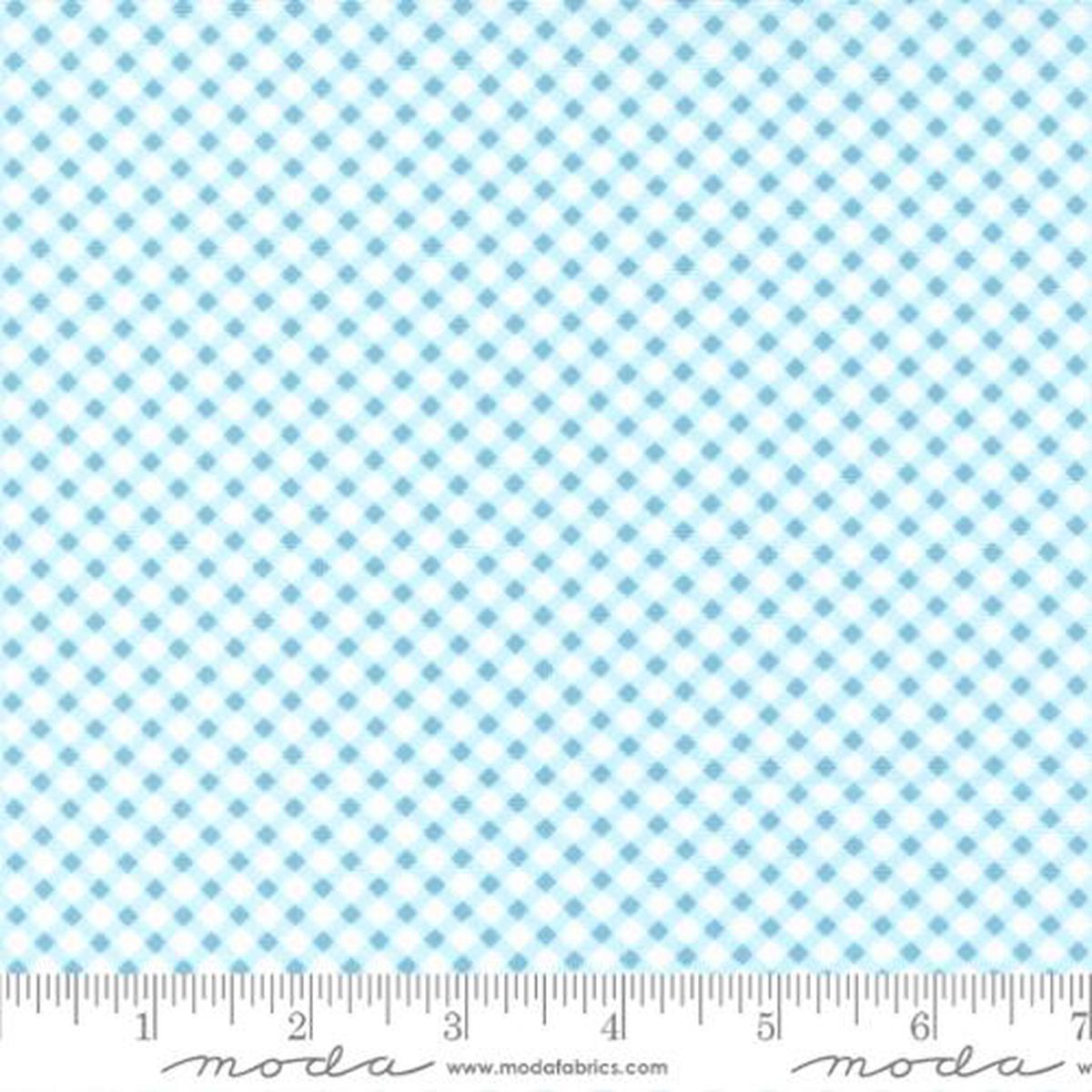 Ellie -Gingham Checks and Plaids-Blue