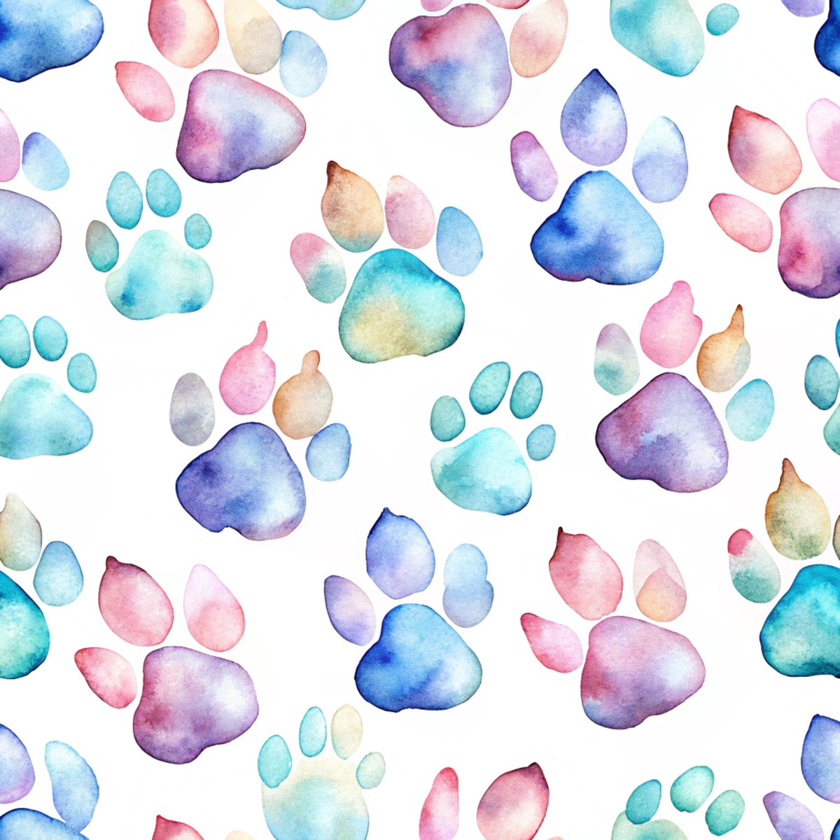 Dog Paws Pattern 19 Quilting Cotton Fabric