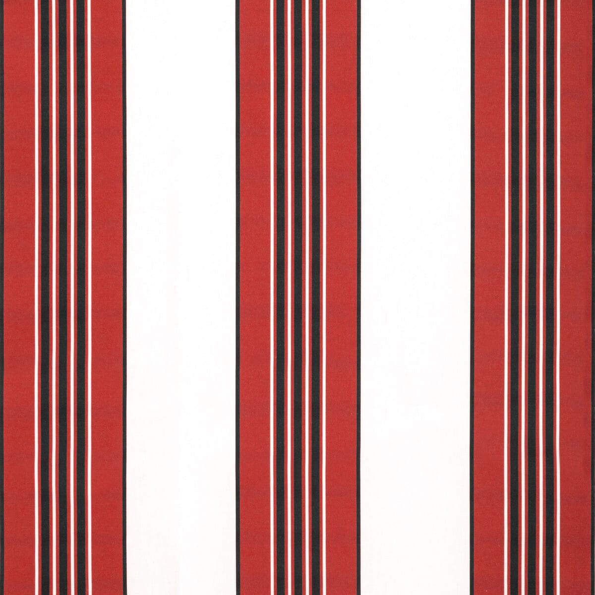 8025113.19.0 RAYURE MARCELLIN ROUGE - BRUNSCHWIG & FILS Fabric - YARD