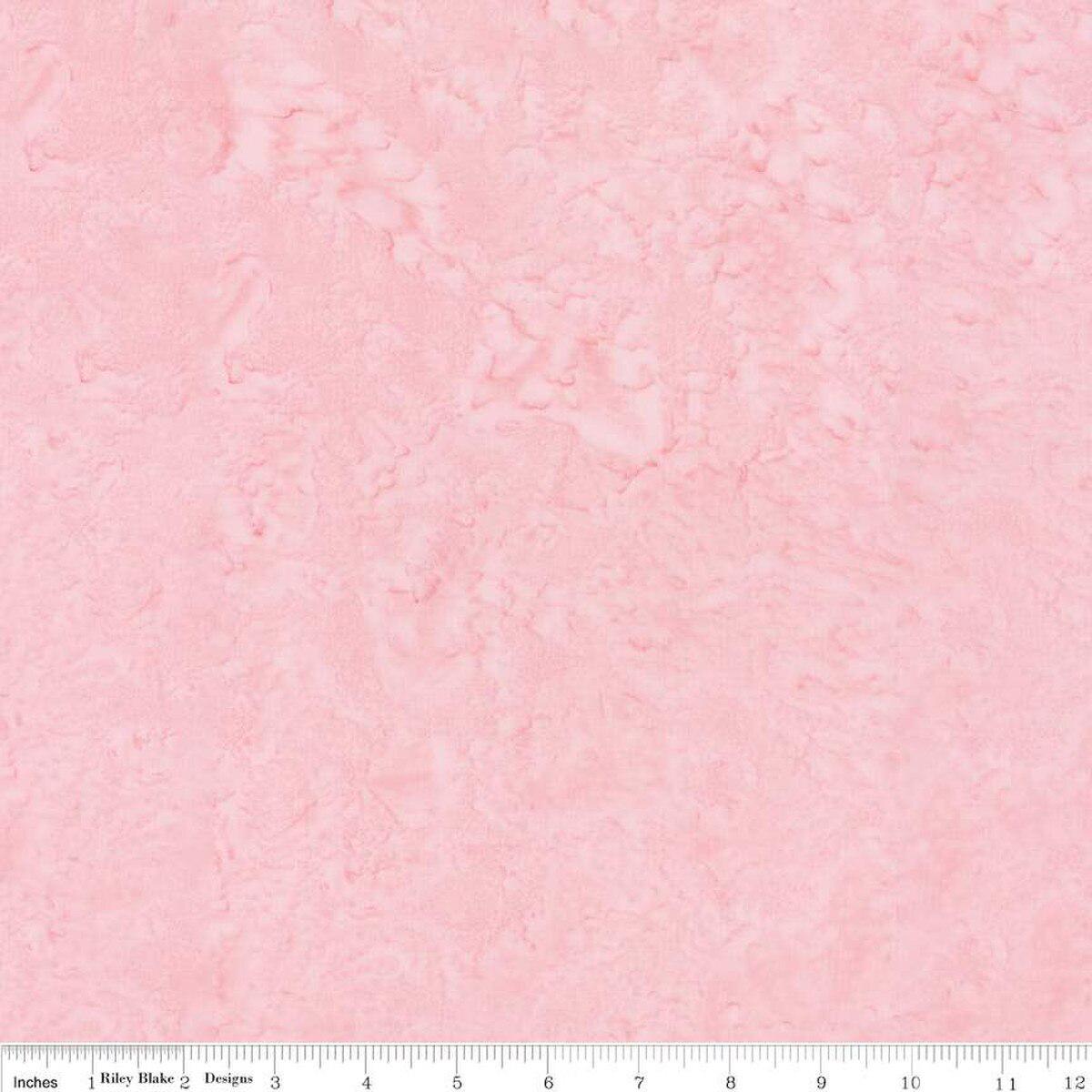 Fabric Riley Blake Piggy Pink Hand Dyed Batiks by the Quarter Yard BT21000-191