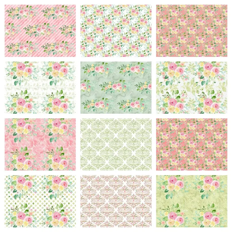 Wild Flower Fat Quarter Bundle - 12 Pieces