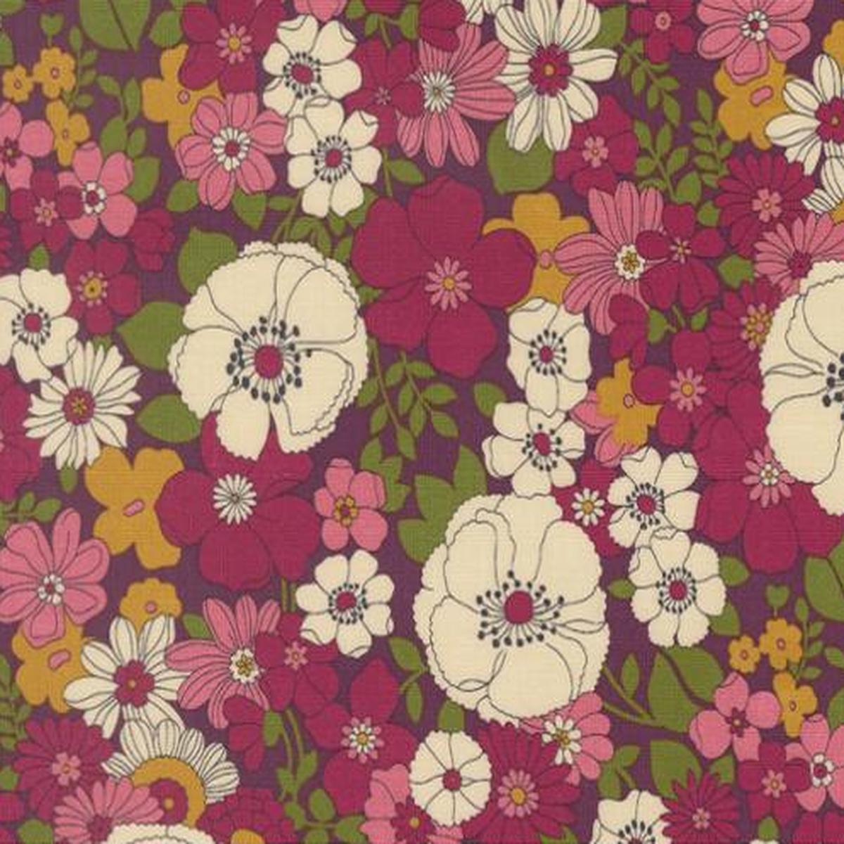 Moda - Chelsea Garden - Plum 33850 17