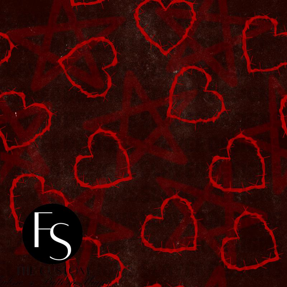 Gothic Hearts B 8211 FABRICSLAYER