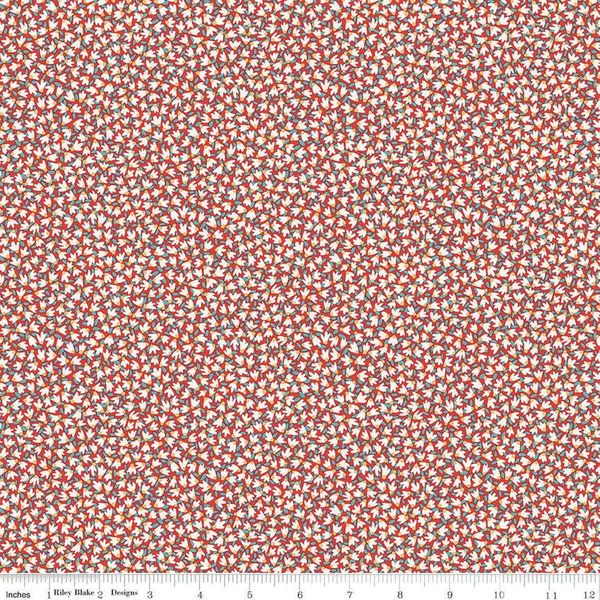 Liberty Tudor Celebration Tudor Tumble 01667447B 44"/45" Fabric Per Yard