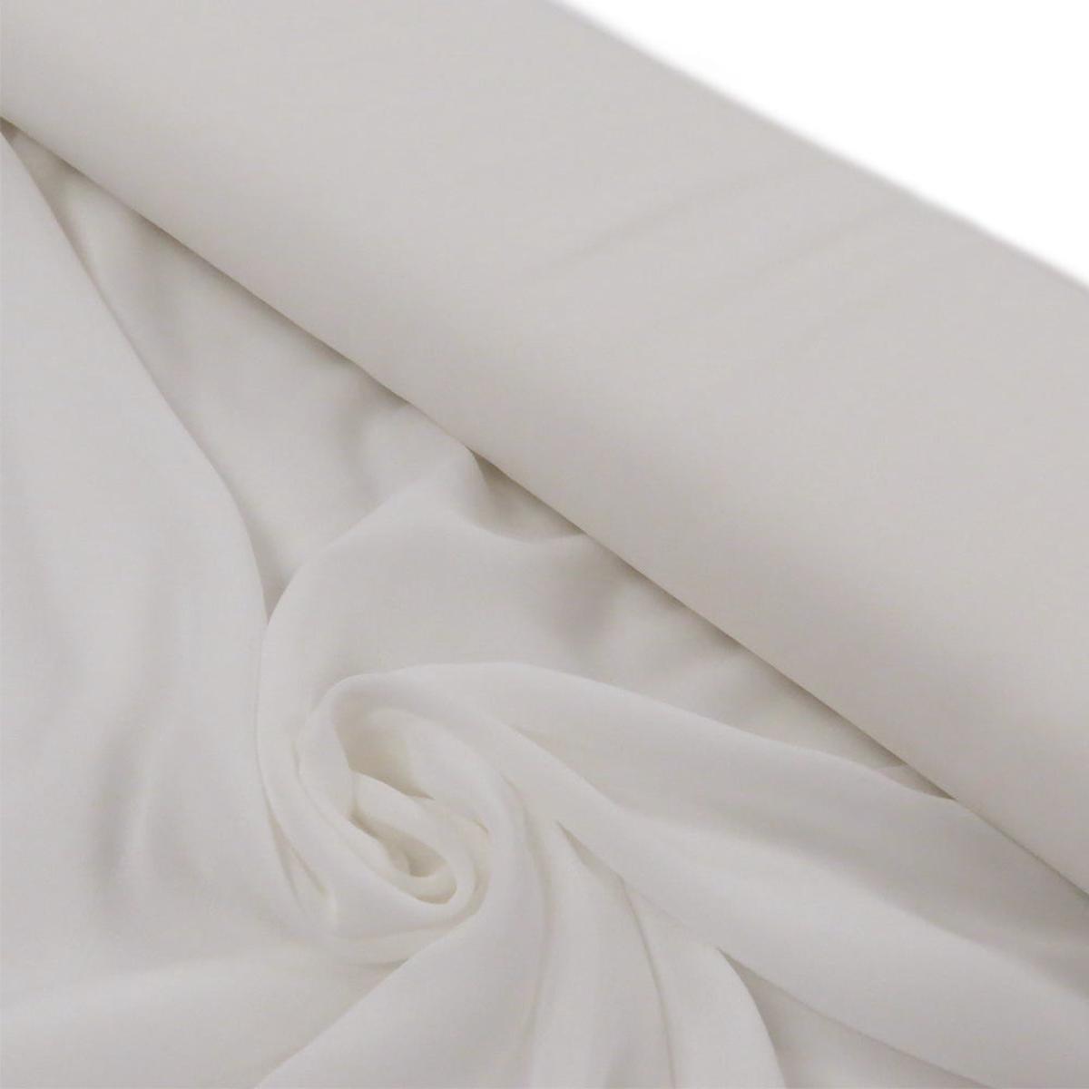Tela Chiffon 58" , 100% Polister - Ivory
