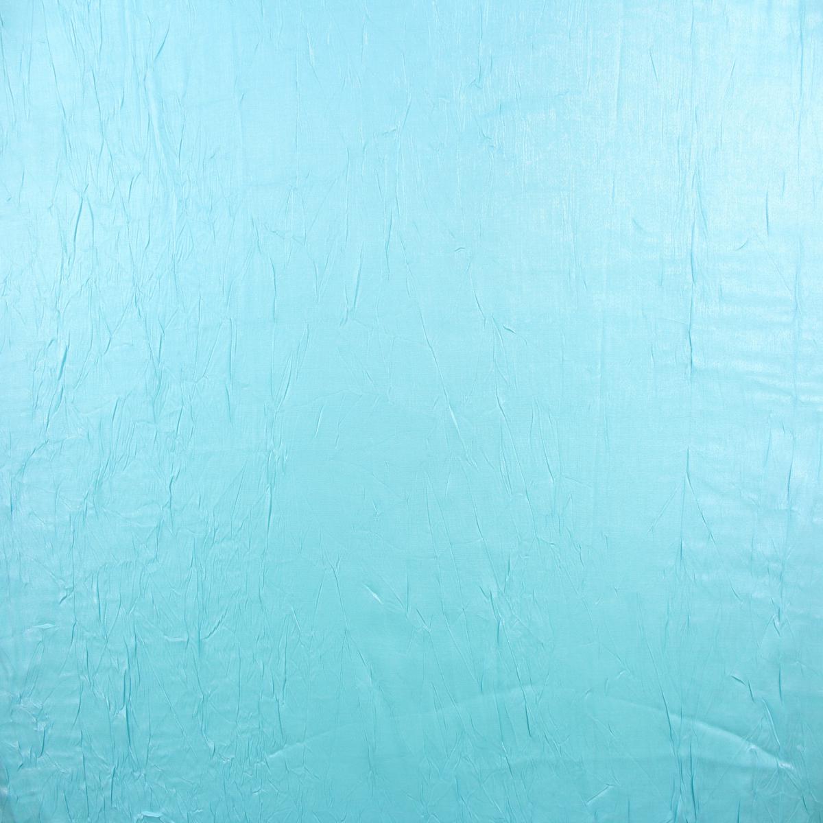Valmont Crushed Taffeta Fabric in Iridescent Sky Blue -