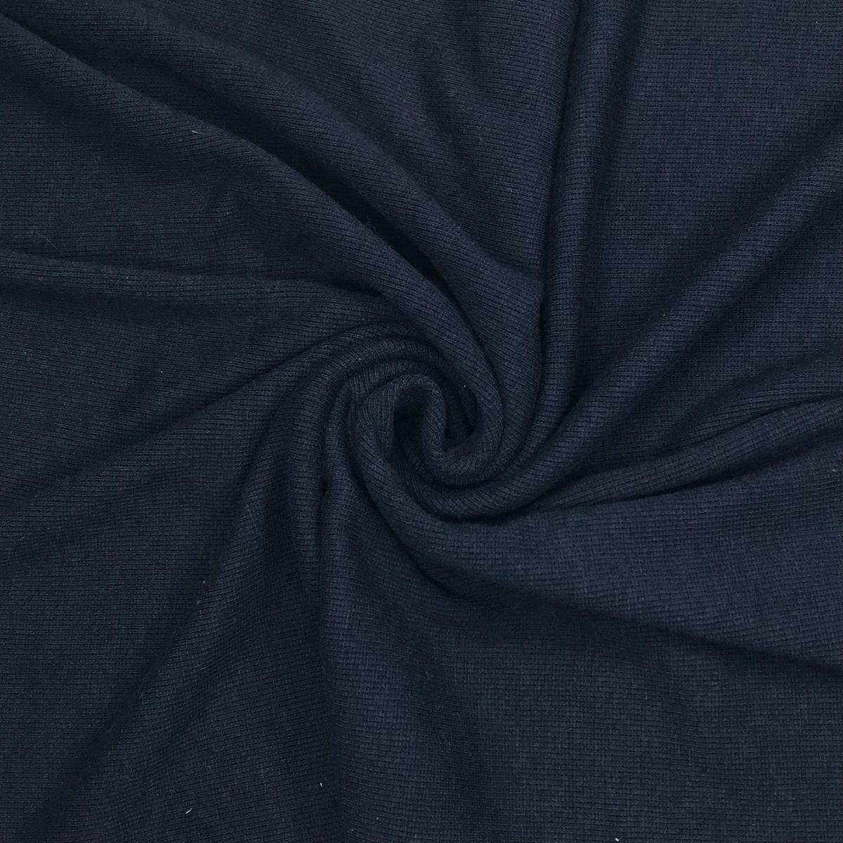 Ocean Depths - Tubular Rib Knit Bamboo/Cotton Knit - Navy - Bundles