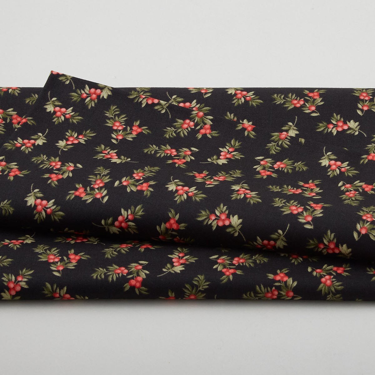 A Golden Life Favorites - Berry Branches Black 2 Yard Cut