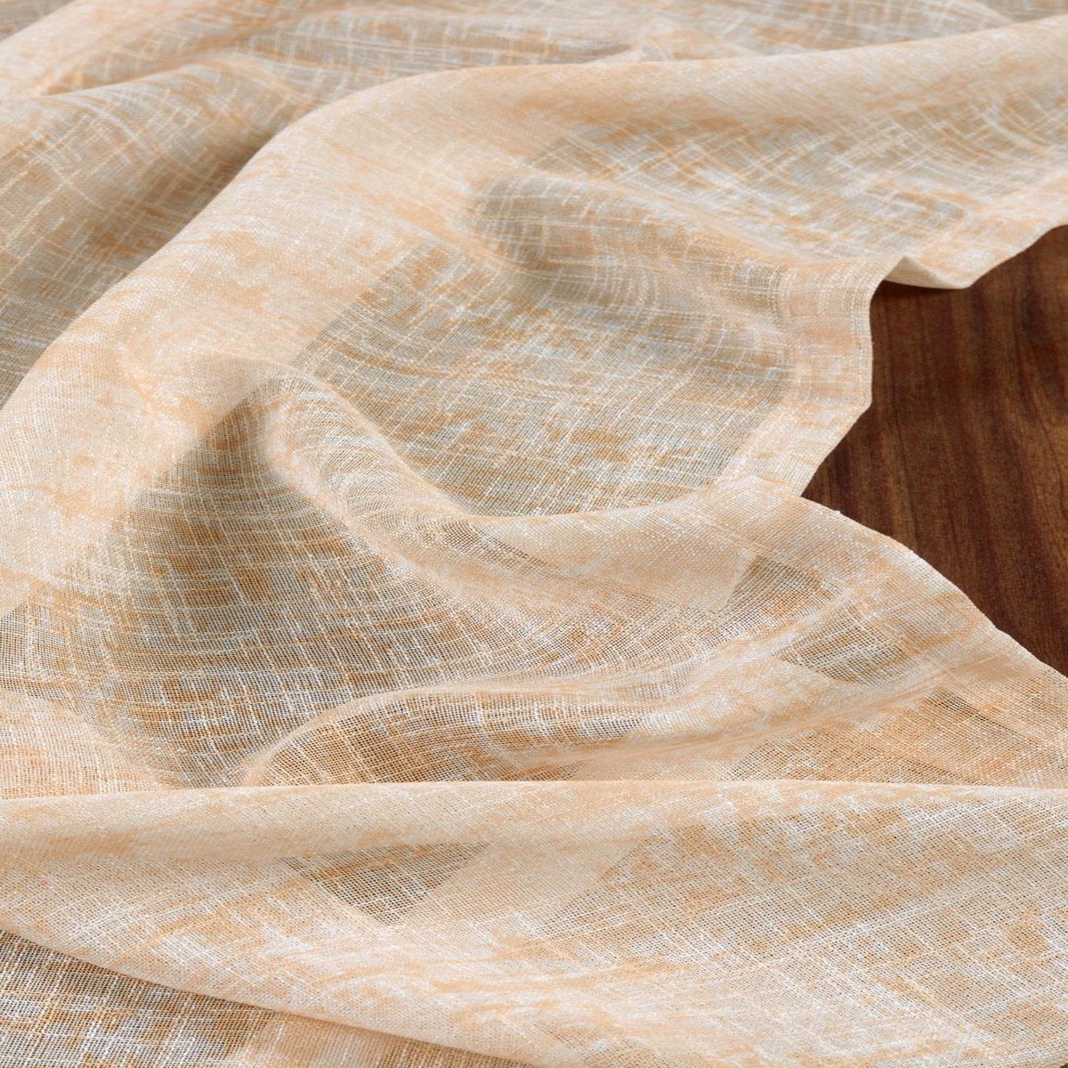 'Alpaca' Fabric by the Metre (Peachy Orange)