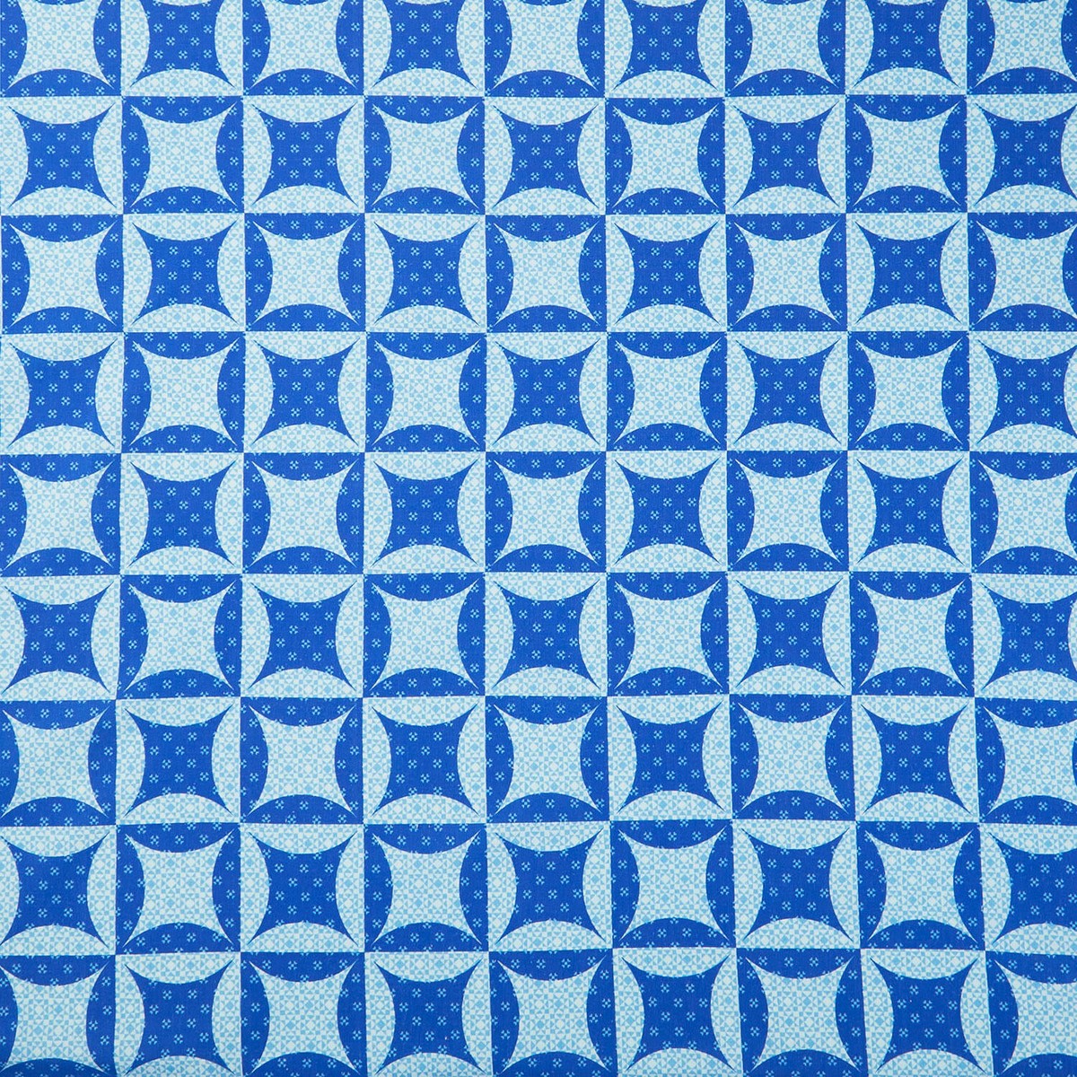 Colorblock Party Cheater Prints - Breezeway Light Blue Dark Blue 108" Wide Backing