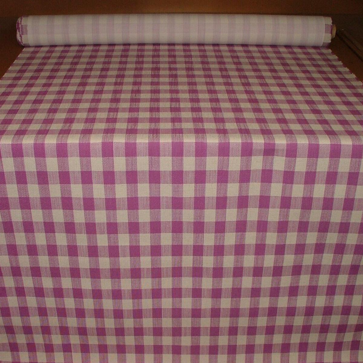 Romo Cante Verbena Check Thick Woven Flame Retardant Fabric Upholstery Cushion