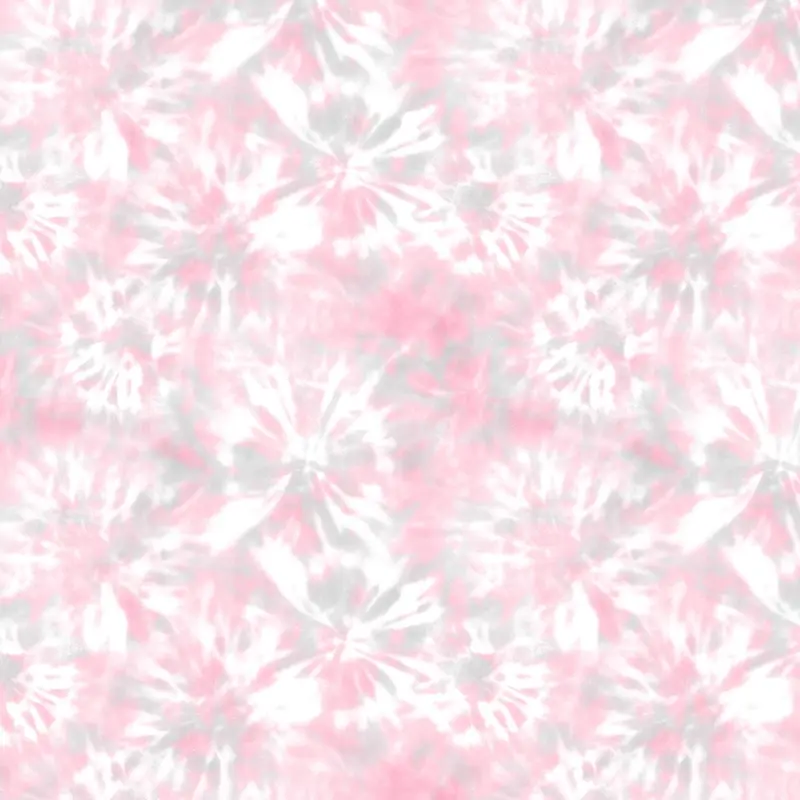 Japanese Style Tie Dye Fabric - Pink/Gray