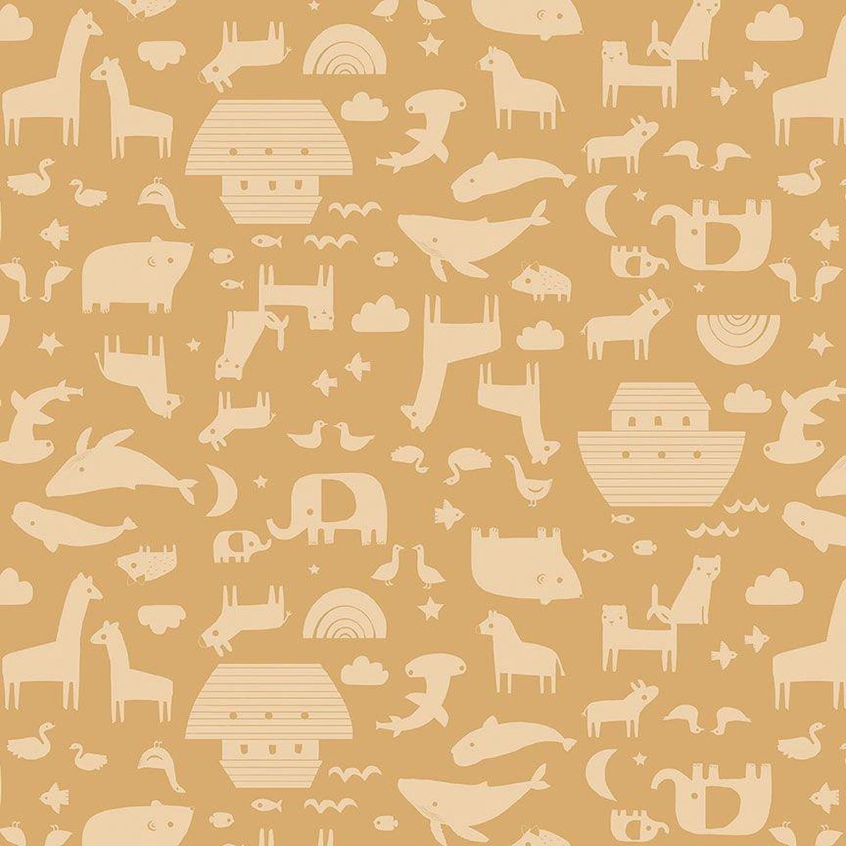 Noah's Ark - Gold Tonal, Animals