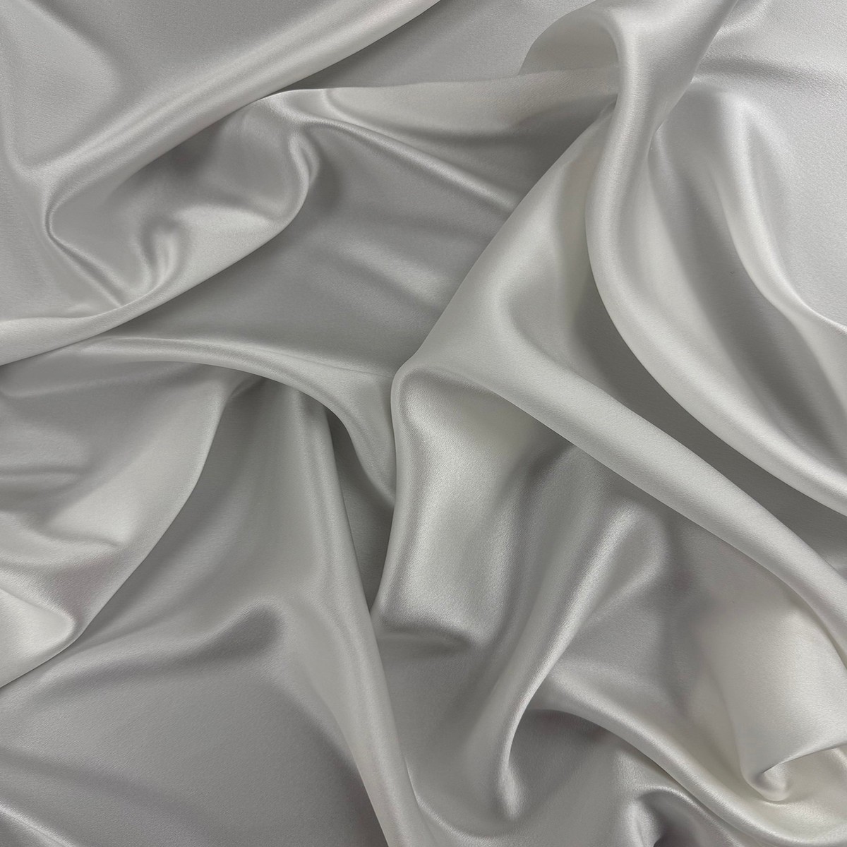 White Heavy Silk Charmeuse