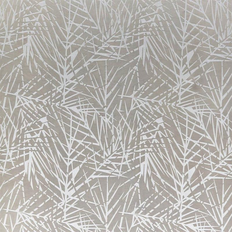 Lorenza Mirador Drapery Oyster / Pearl Fabric by Harlequin