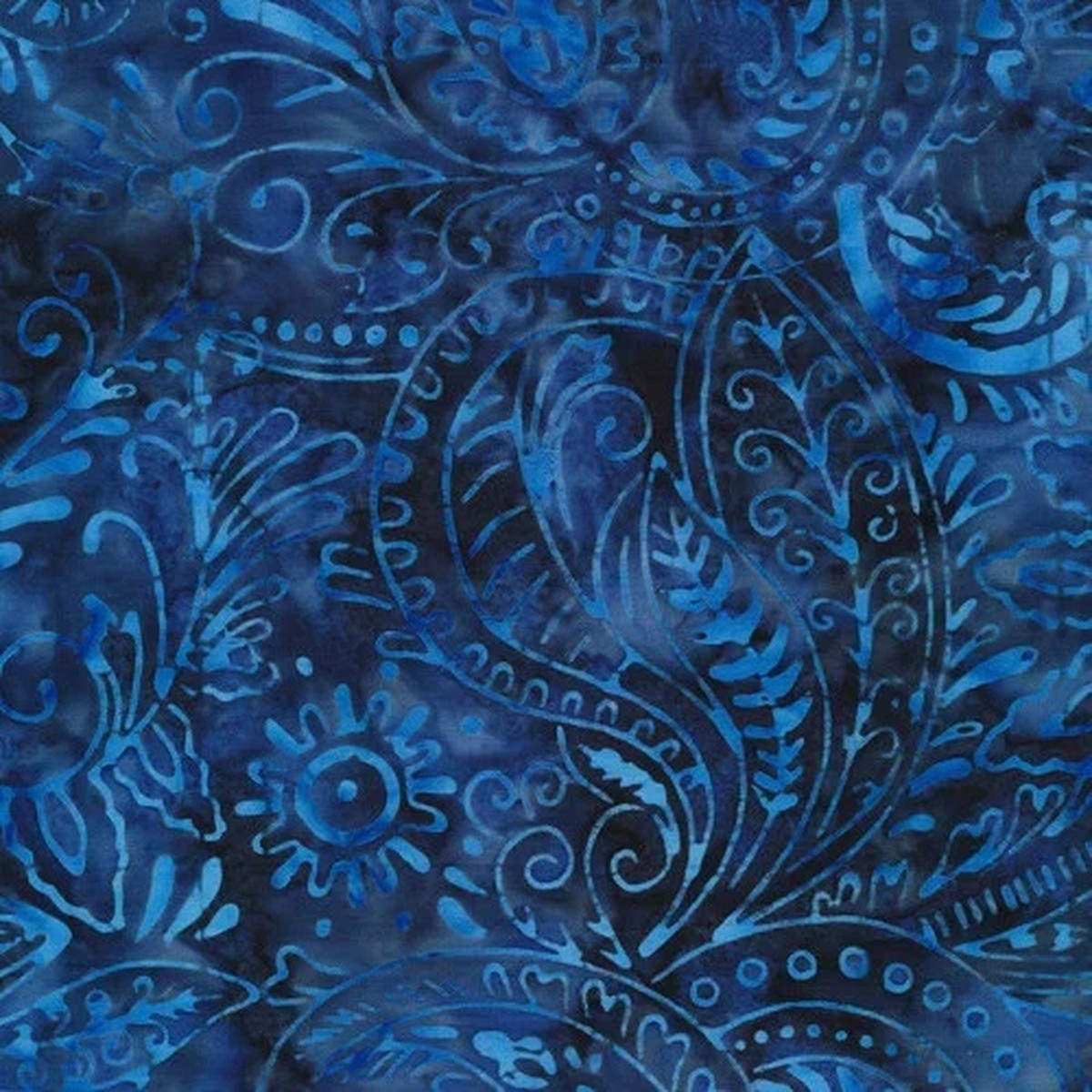 Paisleys Batik - 1 yard price! - Continuous yards available
