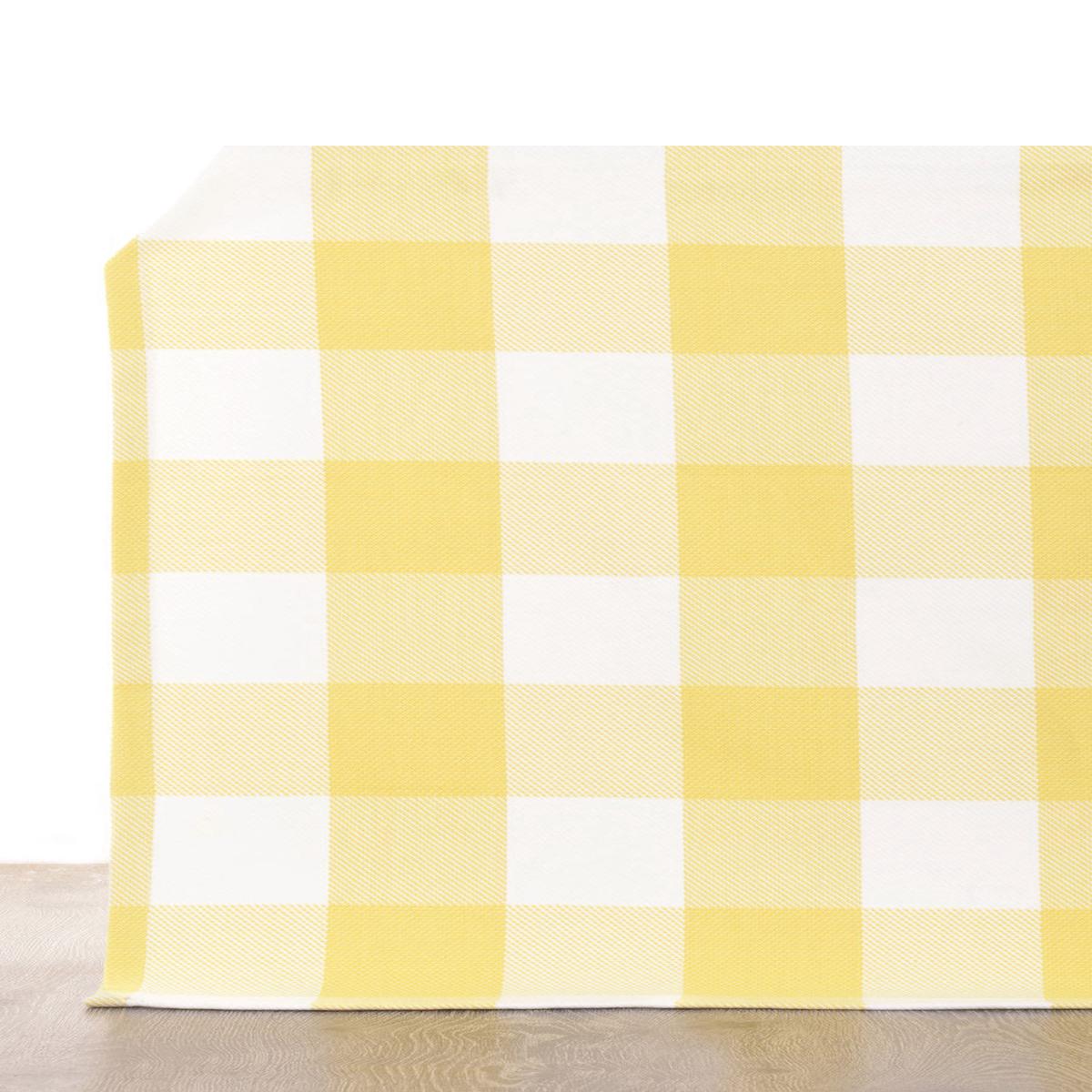 'Spotty Buff' Fabric by the Yard (Lemon Yellow/ White)