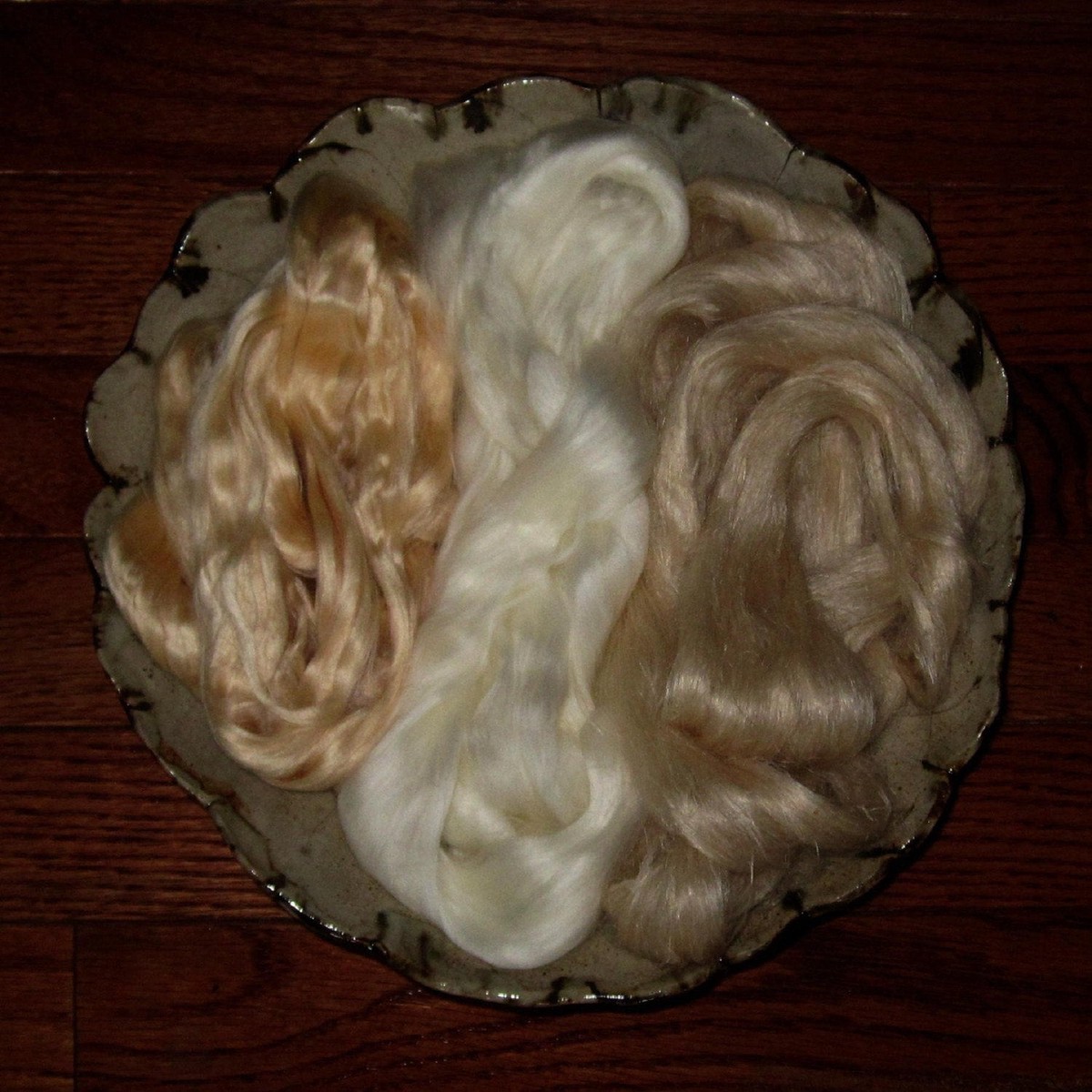 Alternative Fiber Sampler Pack Tussah Banana Silk and Tencel