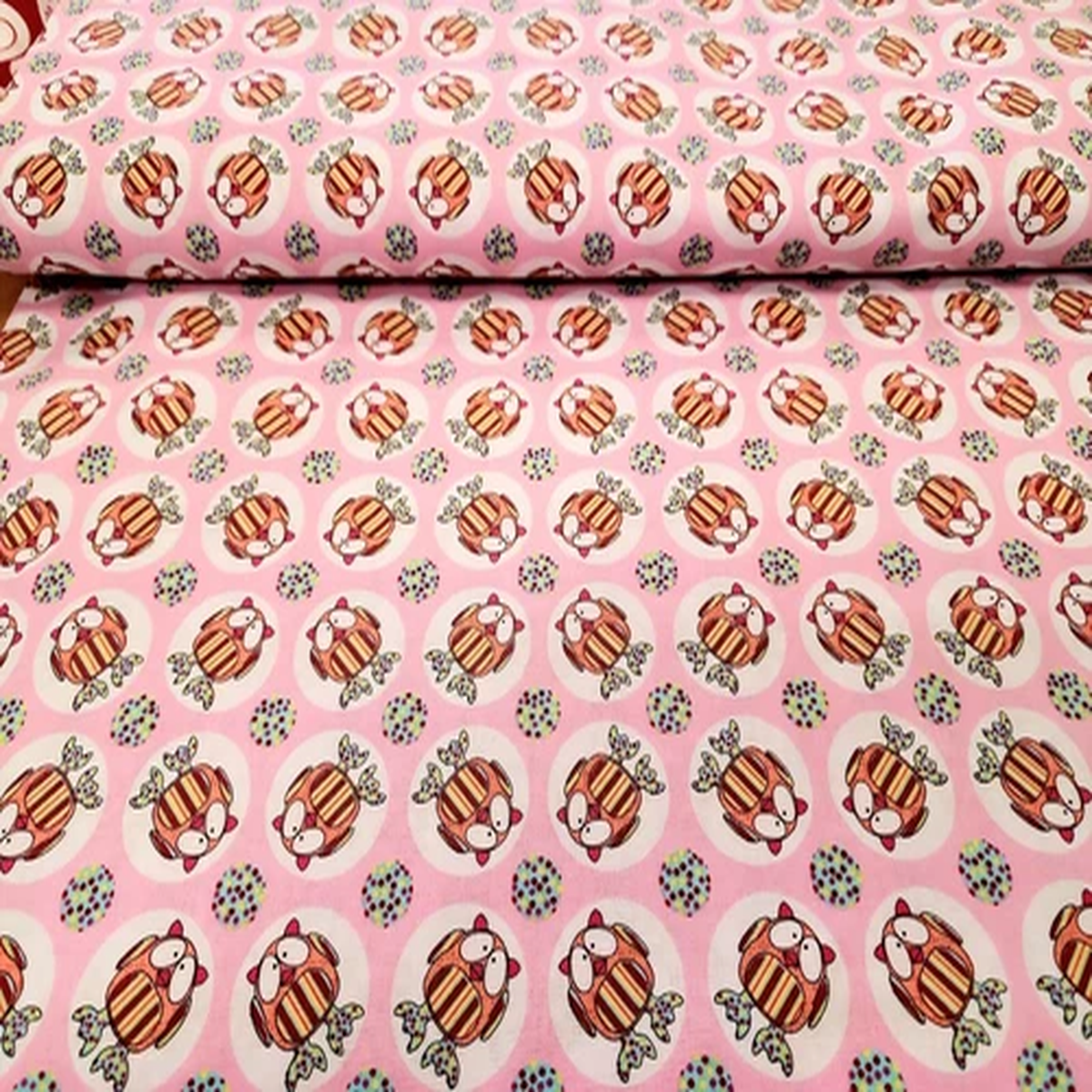 Little Menagerie Owls Cotton Fabric Windham Quilting By the yard