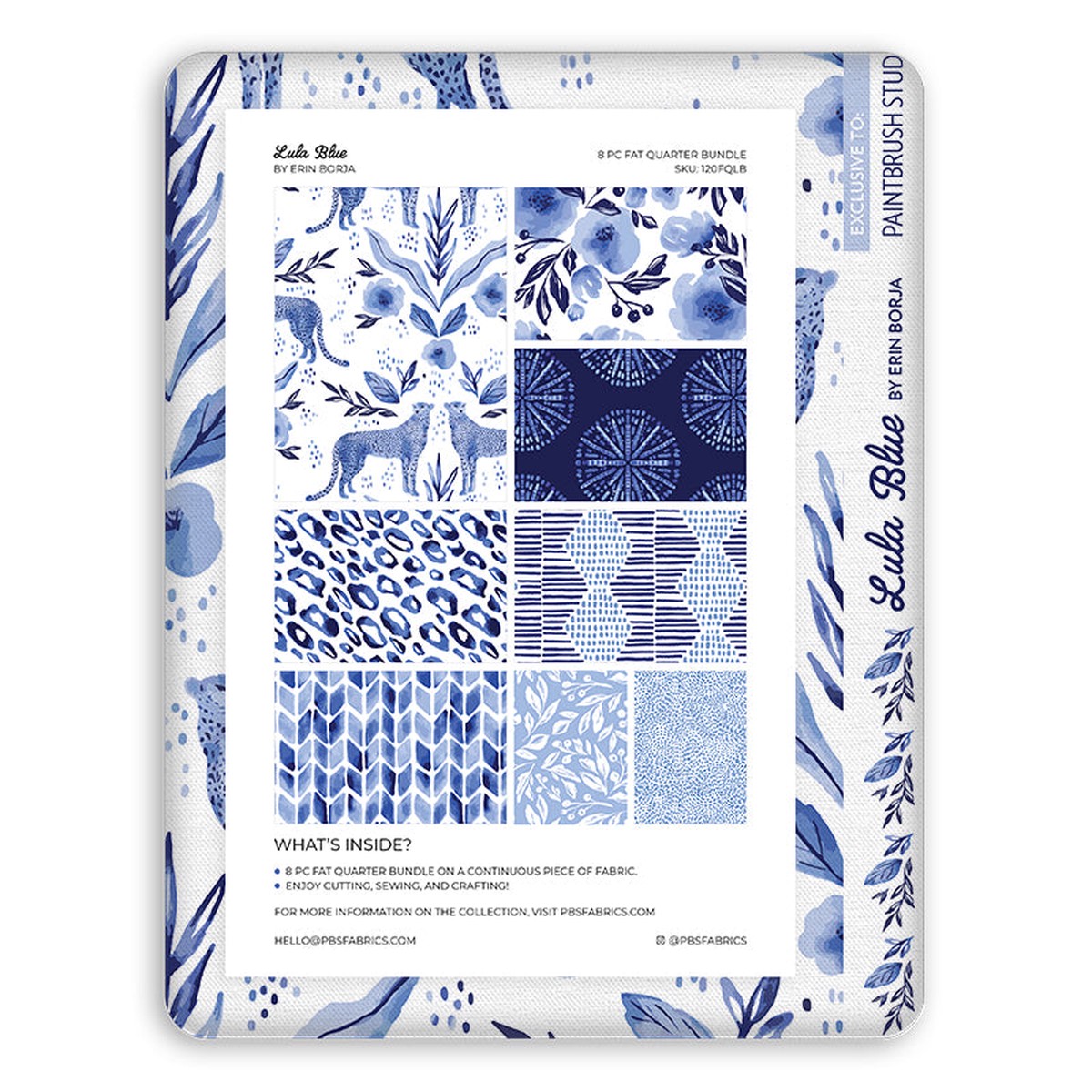 Lula Blue - Flat Fat Stack 8 PC