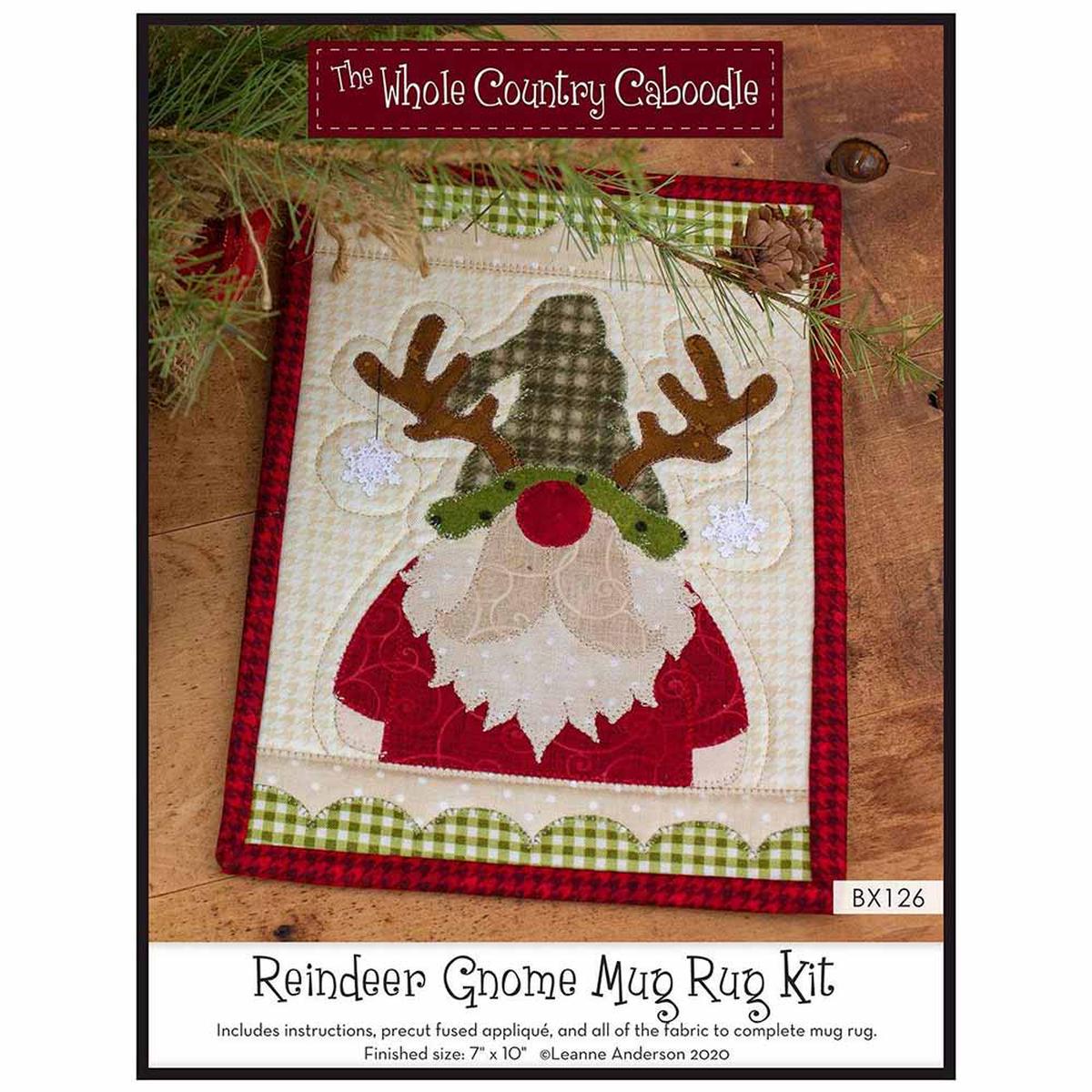 Reindeer Gnome Mug Rug Kit