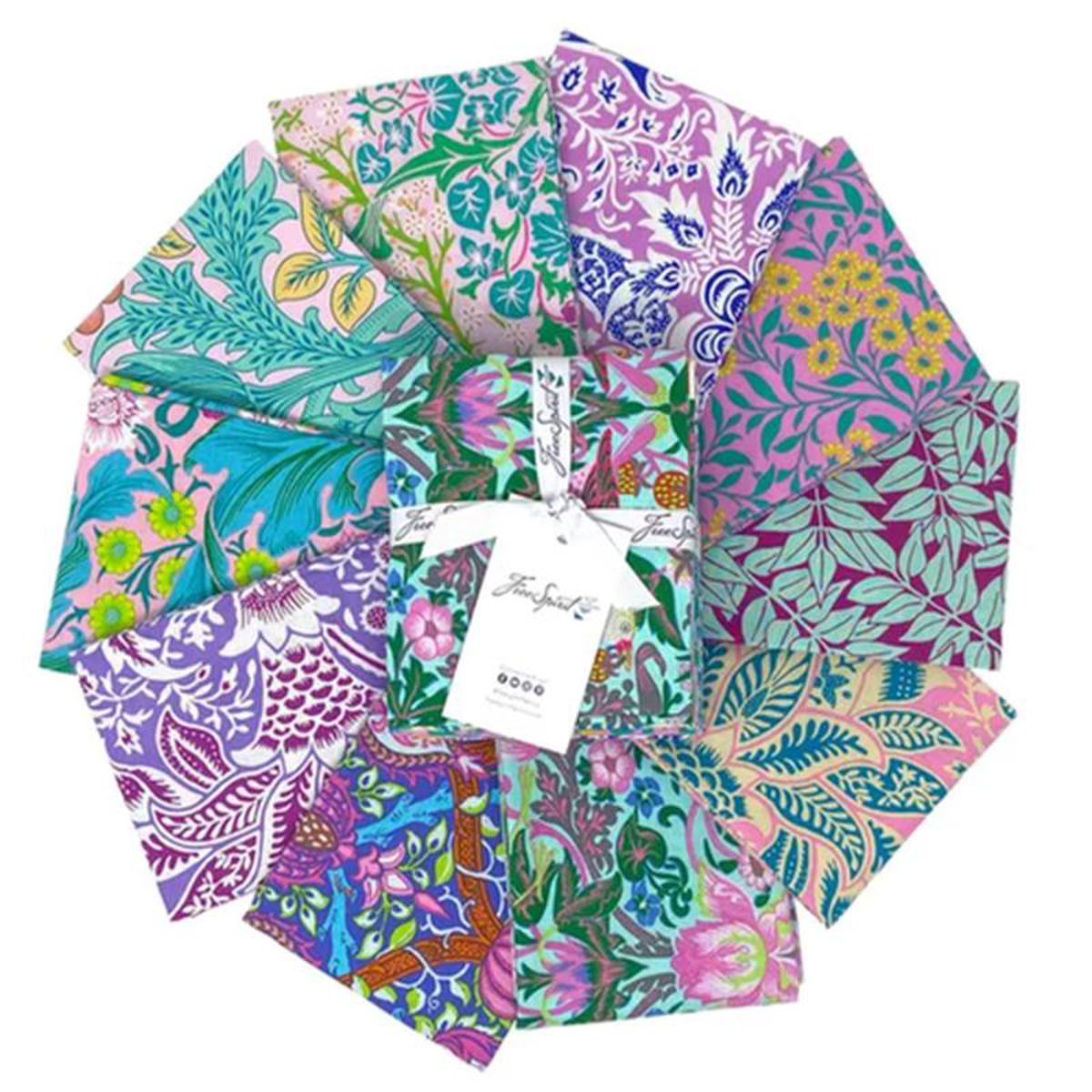 Fabric FreeSpirit Kaffe x Morris 038 Co Saturday Stash Fat Quarter Bundle FB4FQKWKFXMORRIS