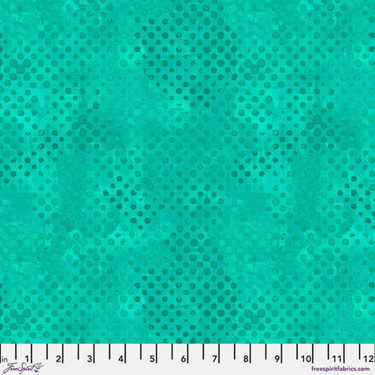 Fabric FreeSpirit Textures Turquoise Sprinkles by the Quarter Yard PWSP096TURQUOISE