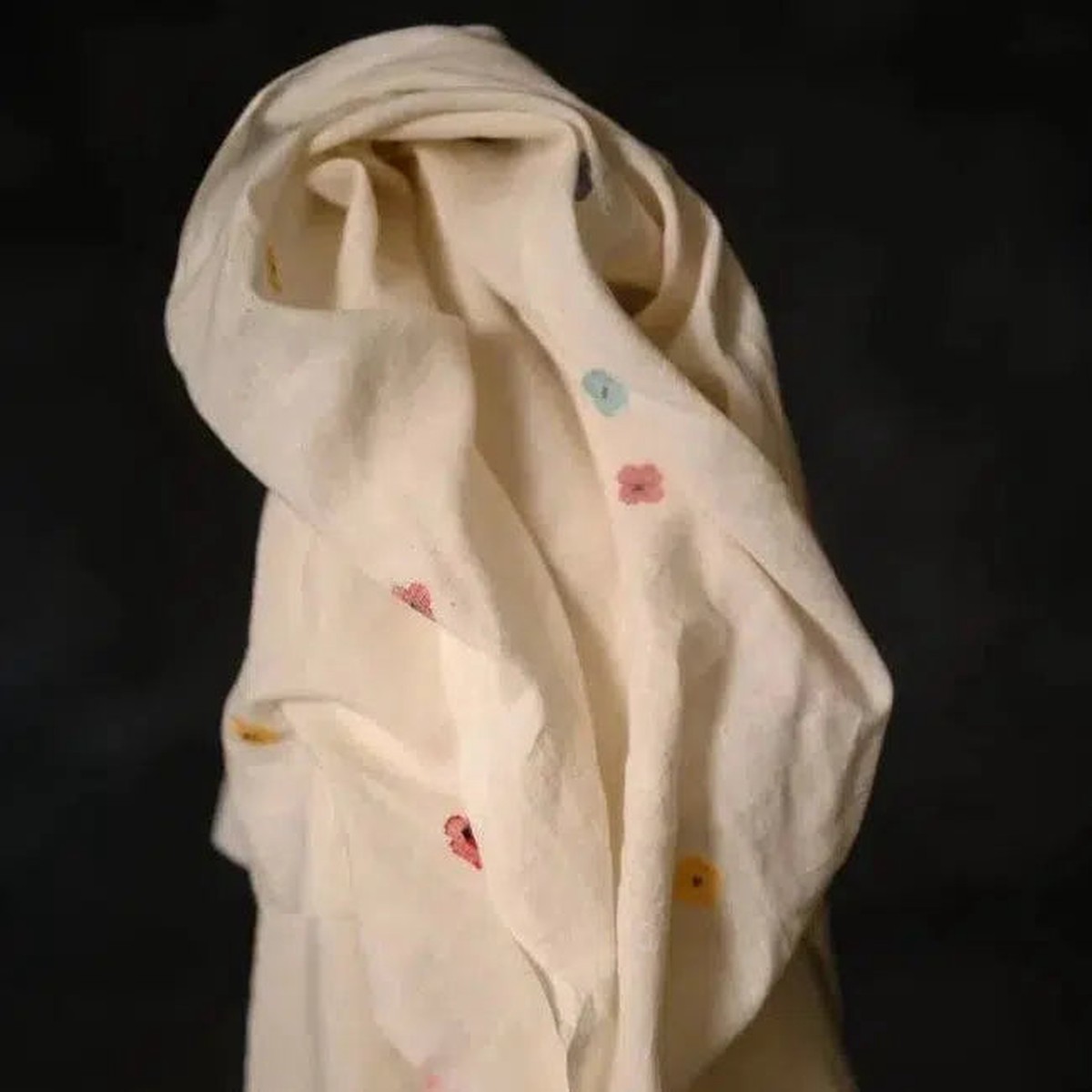 Fruit Loops Jamdani Indian Cotton