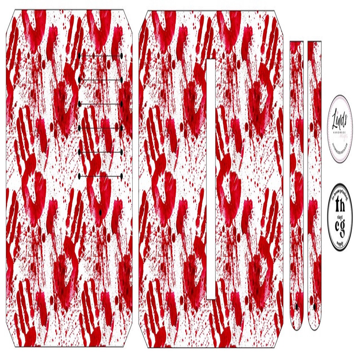 Cut and Sew - Purse Pa THCG533 bloodly prints