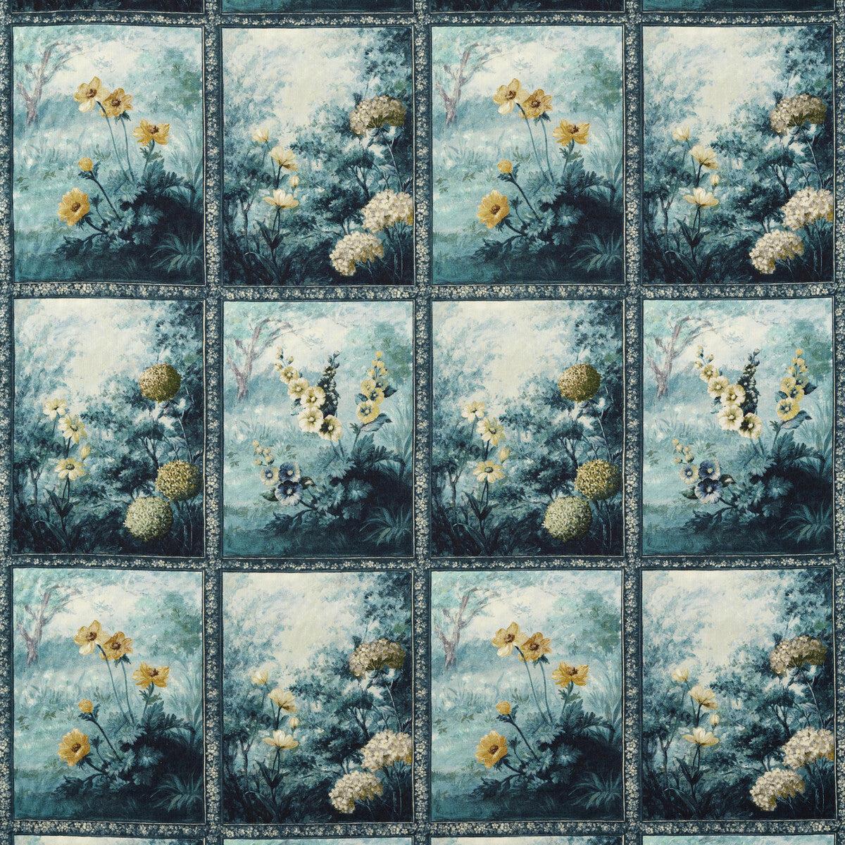 CLARKE AND CLARKE - ARTUS- DENIM OCHRE - Fabric by the Yard - DENIM OCHRE