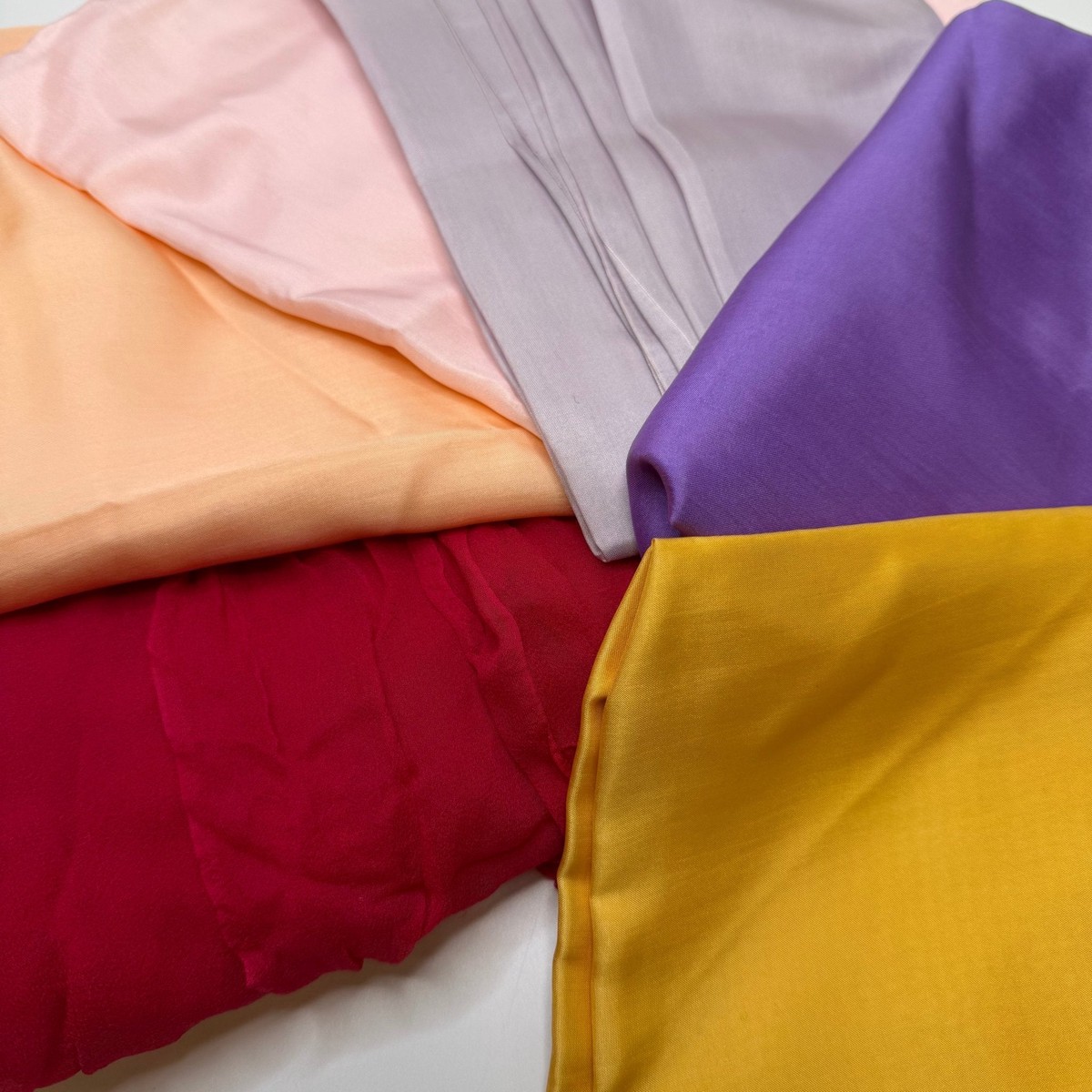 Ethereal Energy - Silk Woven - Red Pink Yellow - Small Bundles 6 Pack