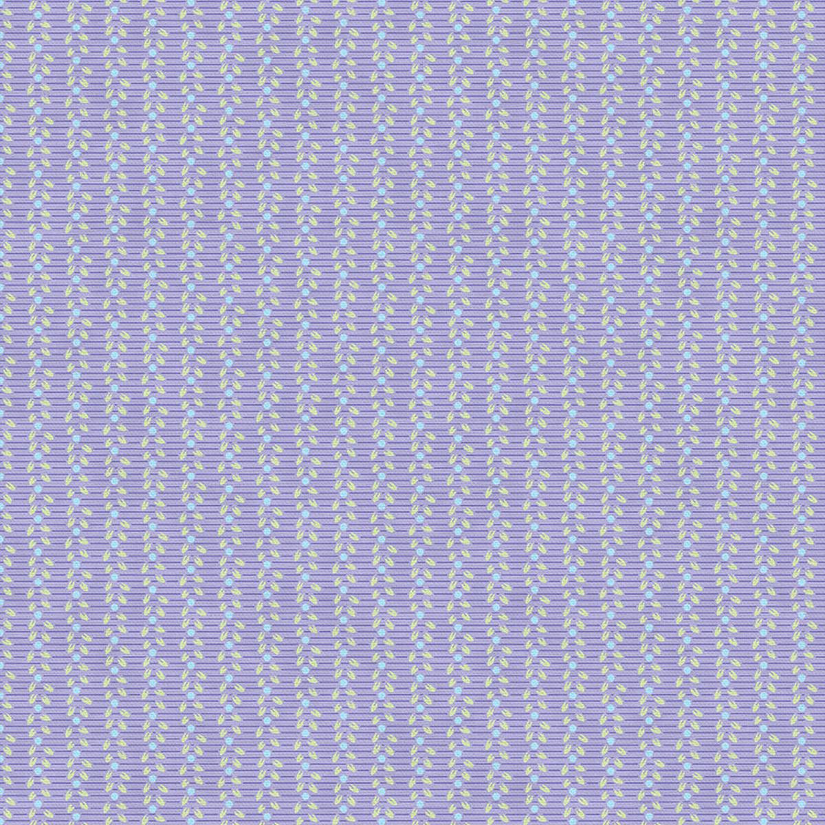 Leaf Stripe - Purple/Green - Rayon