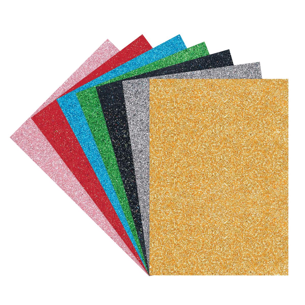 Felt Glitter A4 Pack of 28 Sheets
