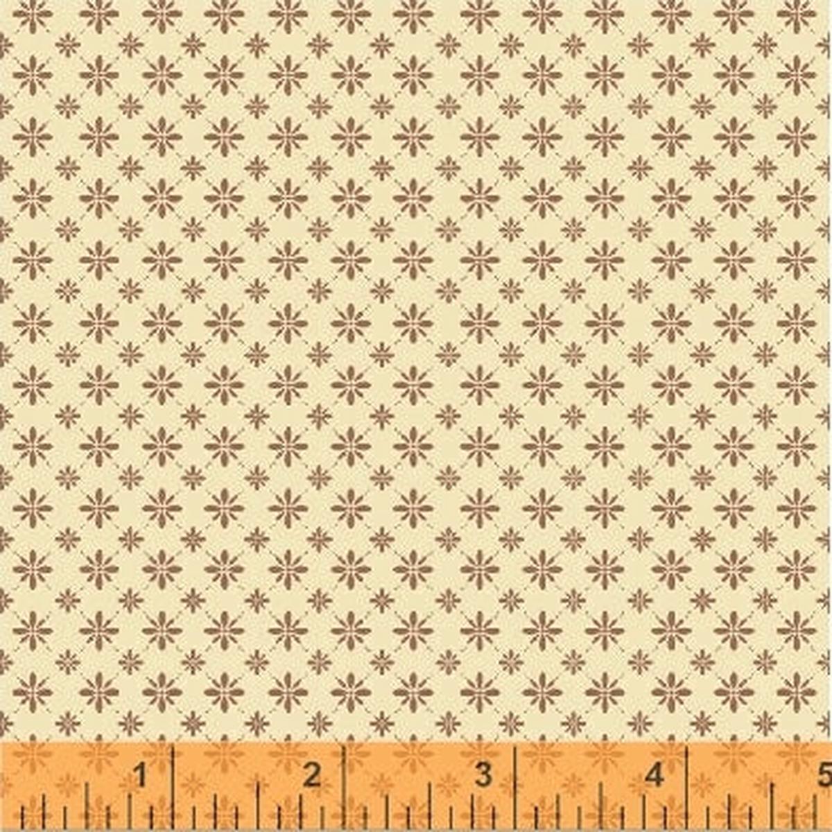 French Armoire, Sunday Dress Quilting Fabric from L'Atelier Perdu for Windham Fabrics, 51554-6. Russet