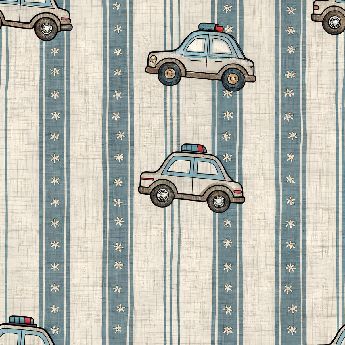 Law Enforcement Pattern 5 Quilting Cotton Fabric