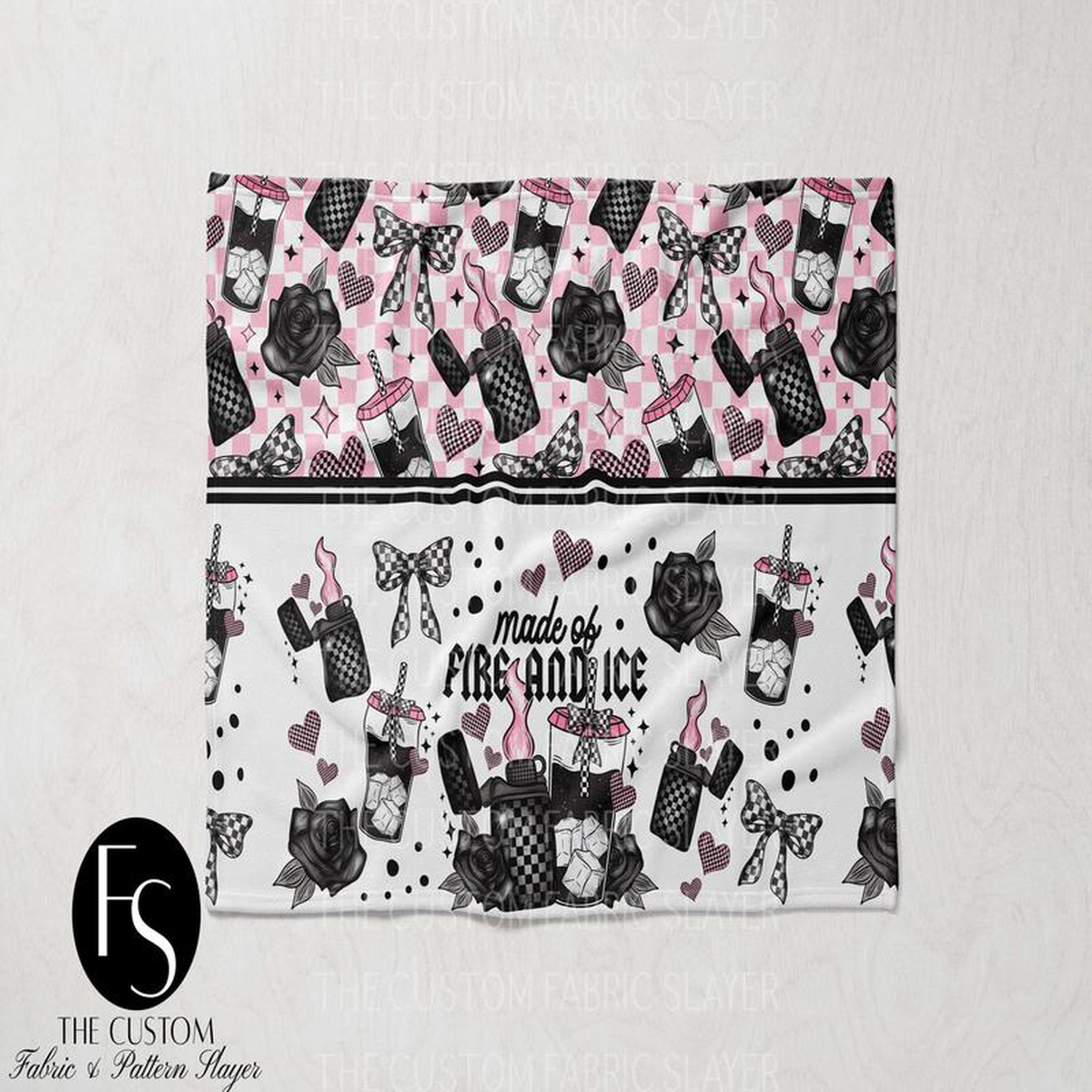 The Custom Fabric Slayer Blankets 8211 Fire and Ice 8211 CERRASSHOP