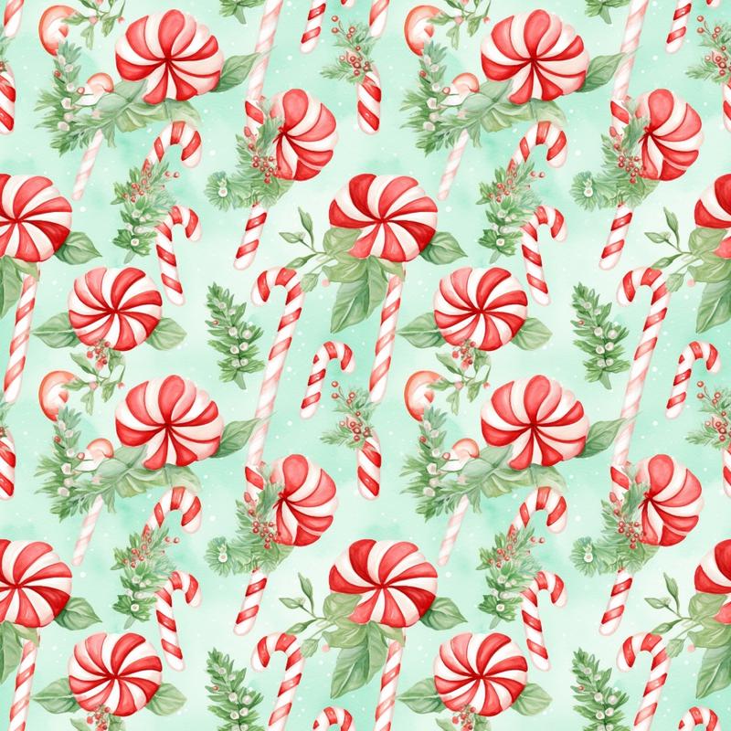 Christmastime Pattern 19 Quilting Cotton Fabric