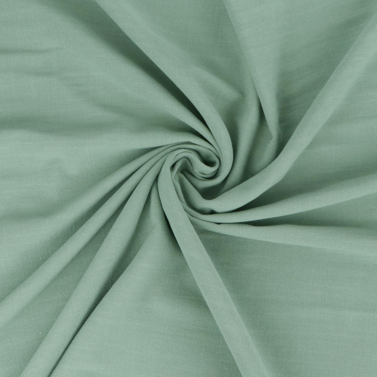 Viscose Linen Slub - Light Sage Green