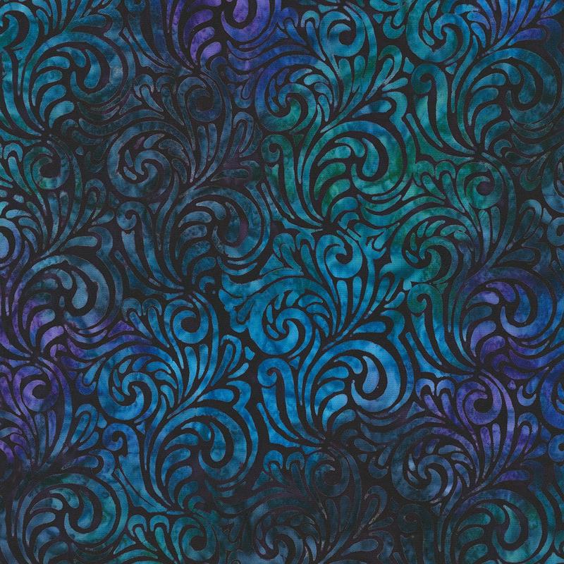 Paisley Bouquet Batiks AMD-22838-221 Aubergine