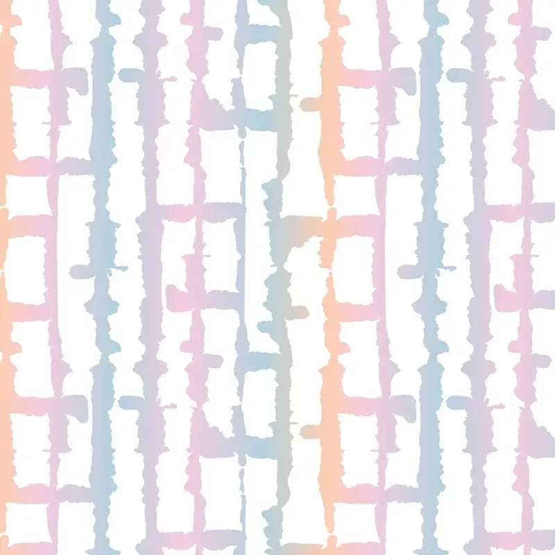 Shibori Holographic Stripes Fabric - Multi