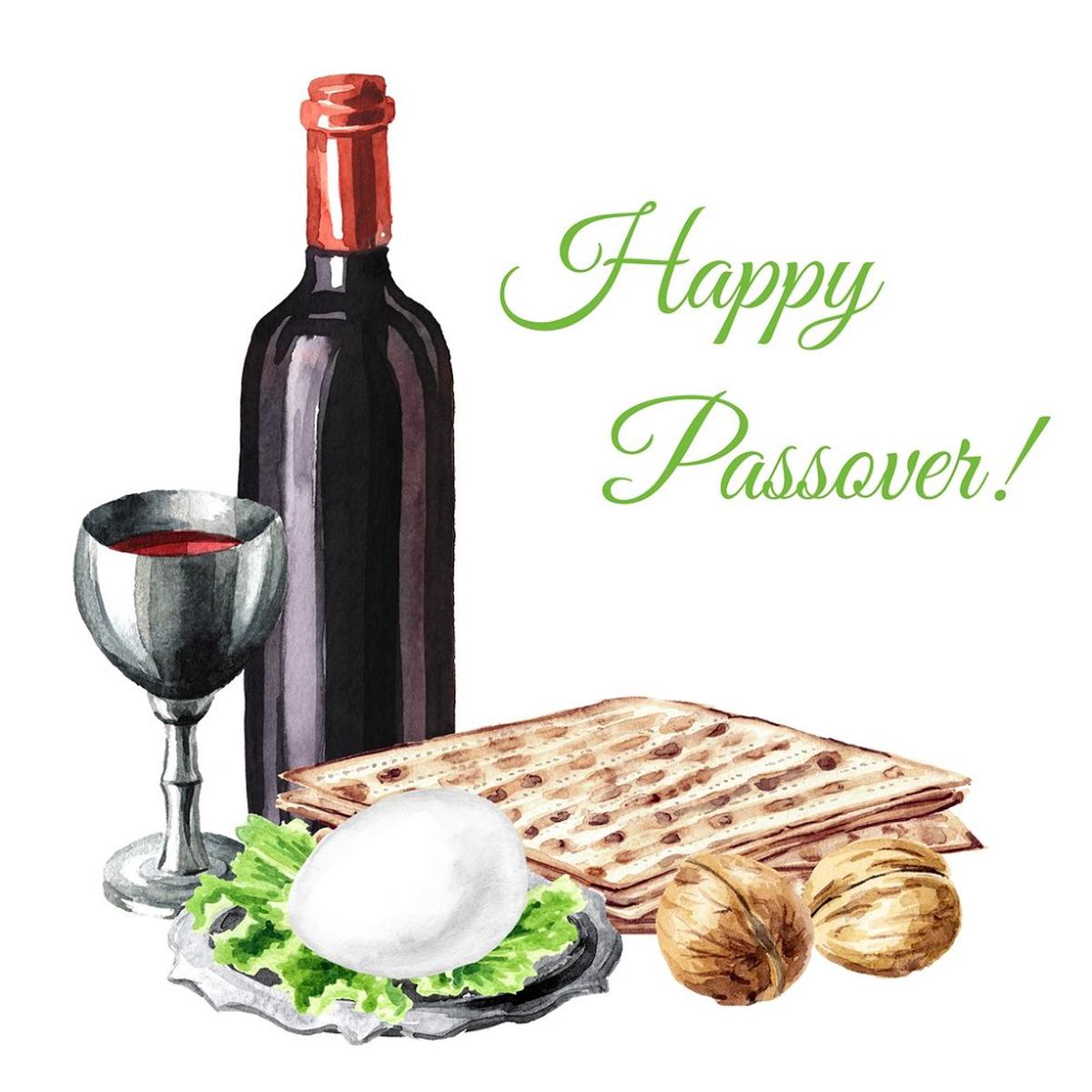 Pesach Celebrational Meal Fabric Panel