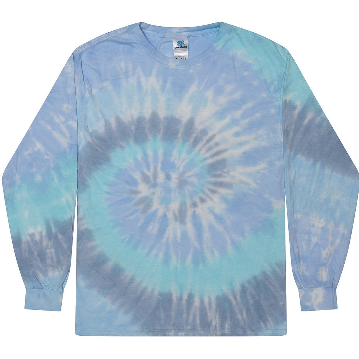 Colortone Tie-Dye Long Sleeve T-Shirt - LAGOON