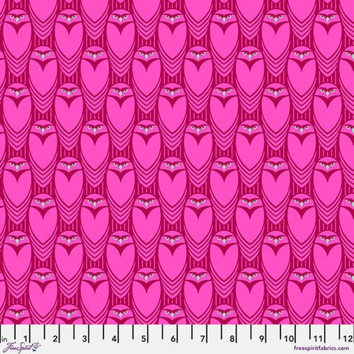 Owl See You - Magenta Mythical for Free Spirit (14 yard)