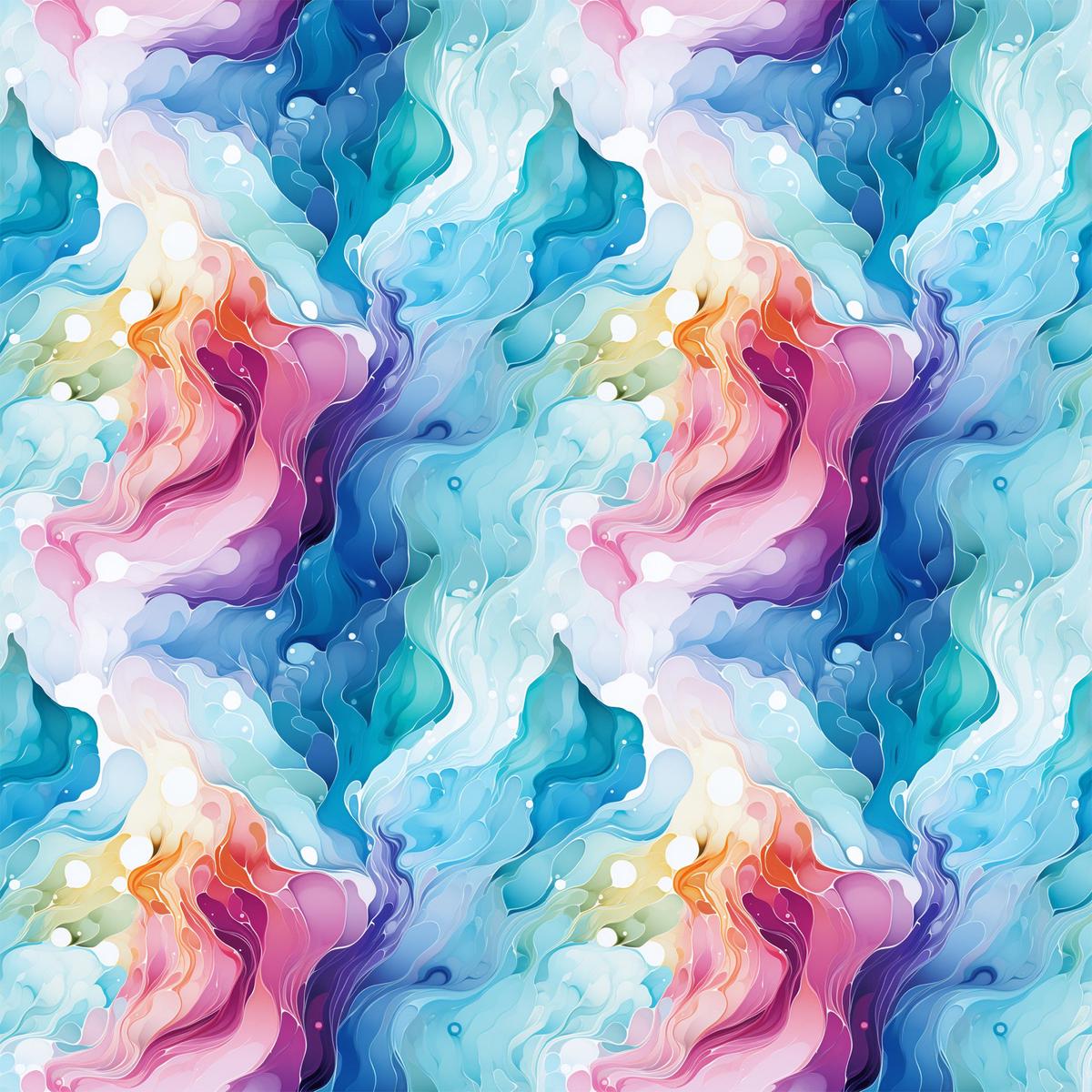 Summer Colored Marble Pattern 2 Quilting Cotton Fabric