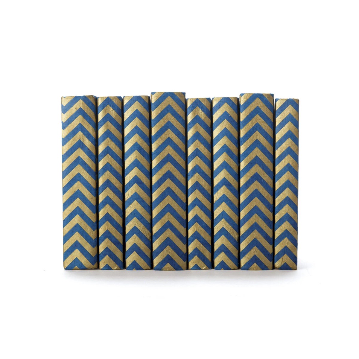 Go Home Ltd - Linear Foot of Bold Chevy Text Blue & Gold Books