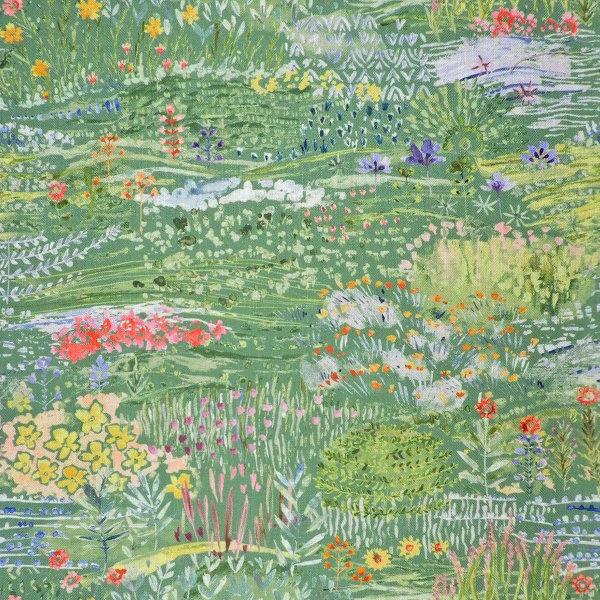 Meadow Grass Regal Fabric